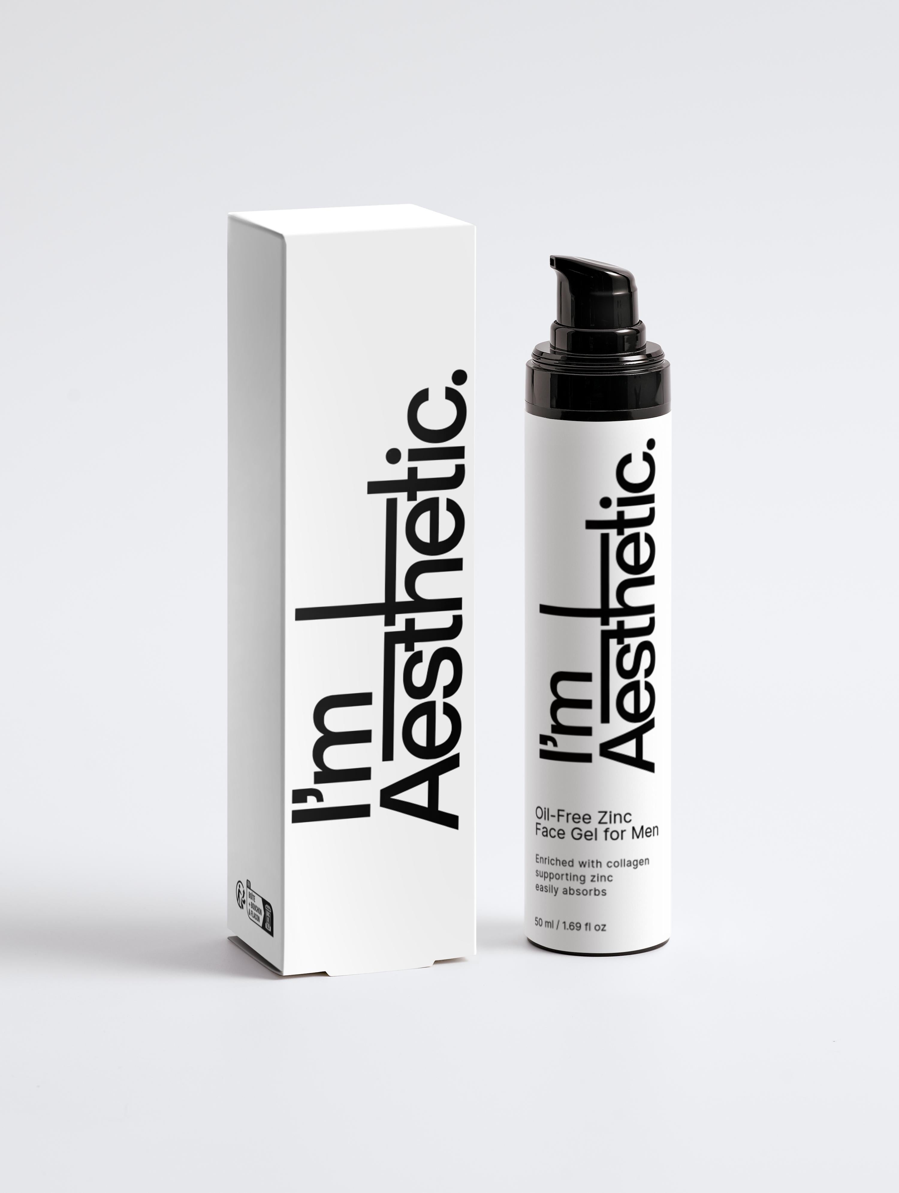 Oil-Free Zinc Face Gel for Men