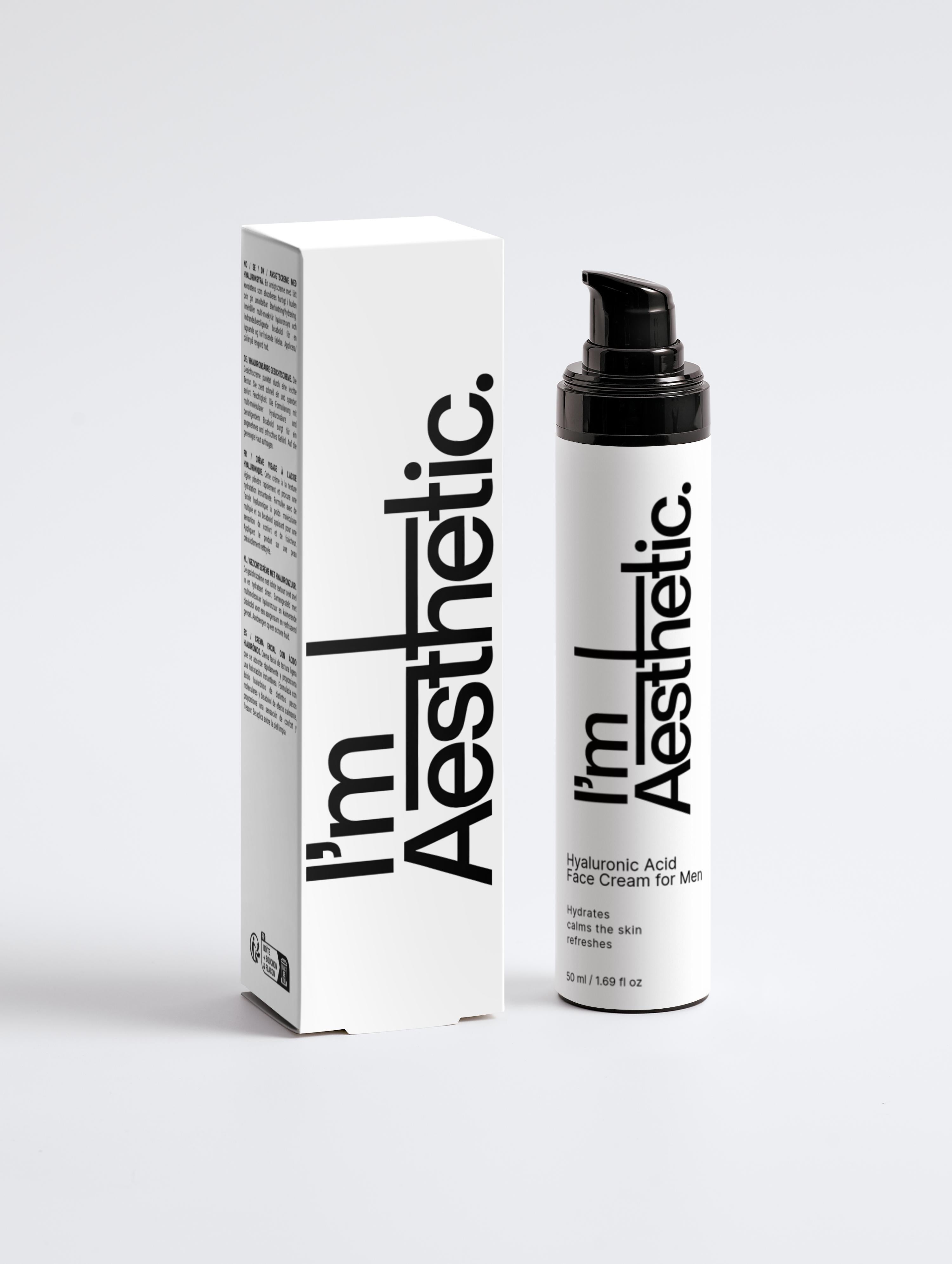 Hyaluronic Acid Face Cream for Men