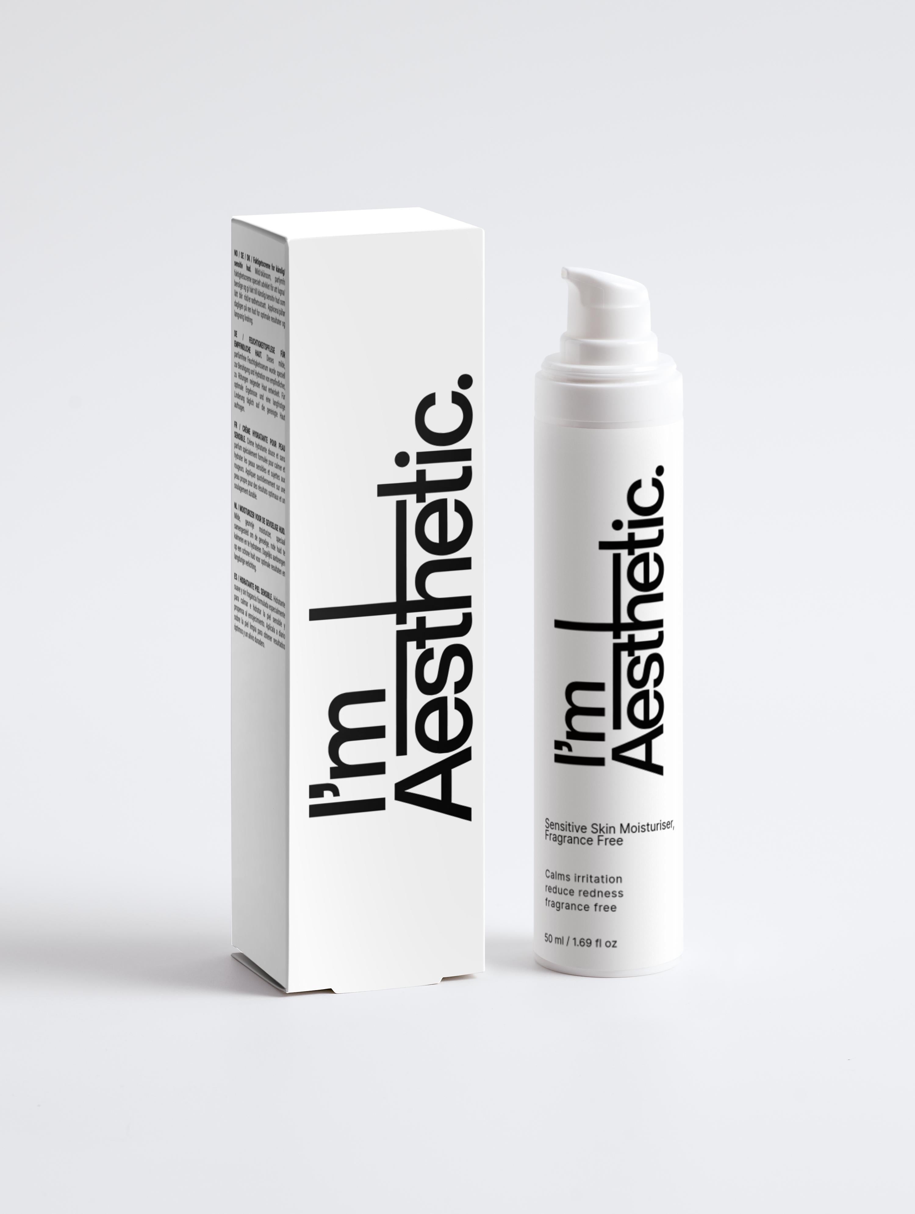 Sensitive Skin Moisturiser, Fragrance Free